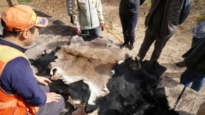 里山のようちえん「猟師体験とジビエ料理」